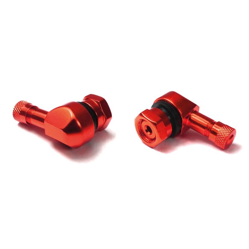 Valve Coudée Alu Rouge